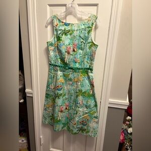 Beach Scene Sleeveless Dress